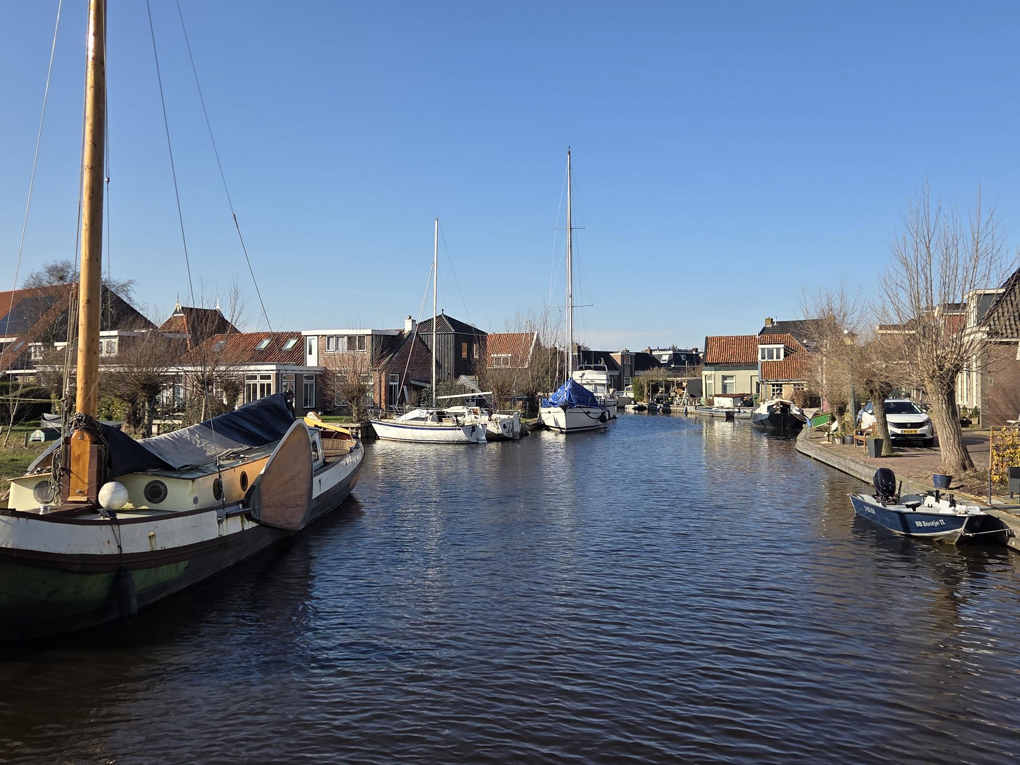 Wergea ligt aan de Staande Mast Route