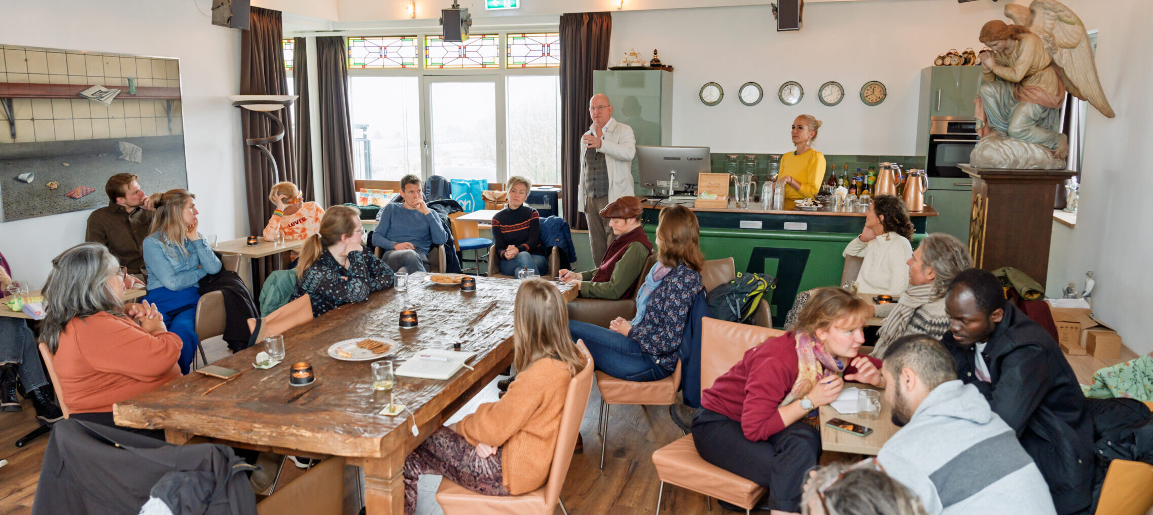 Groep actieve bewoners