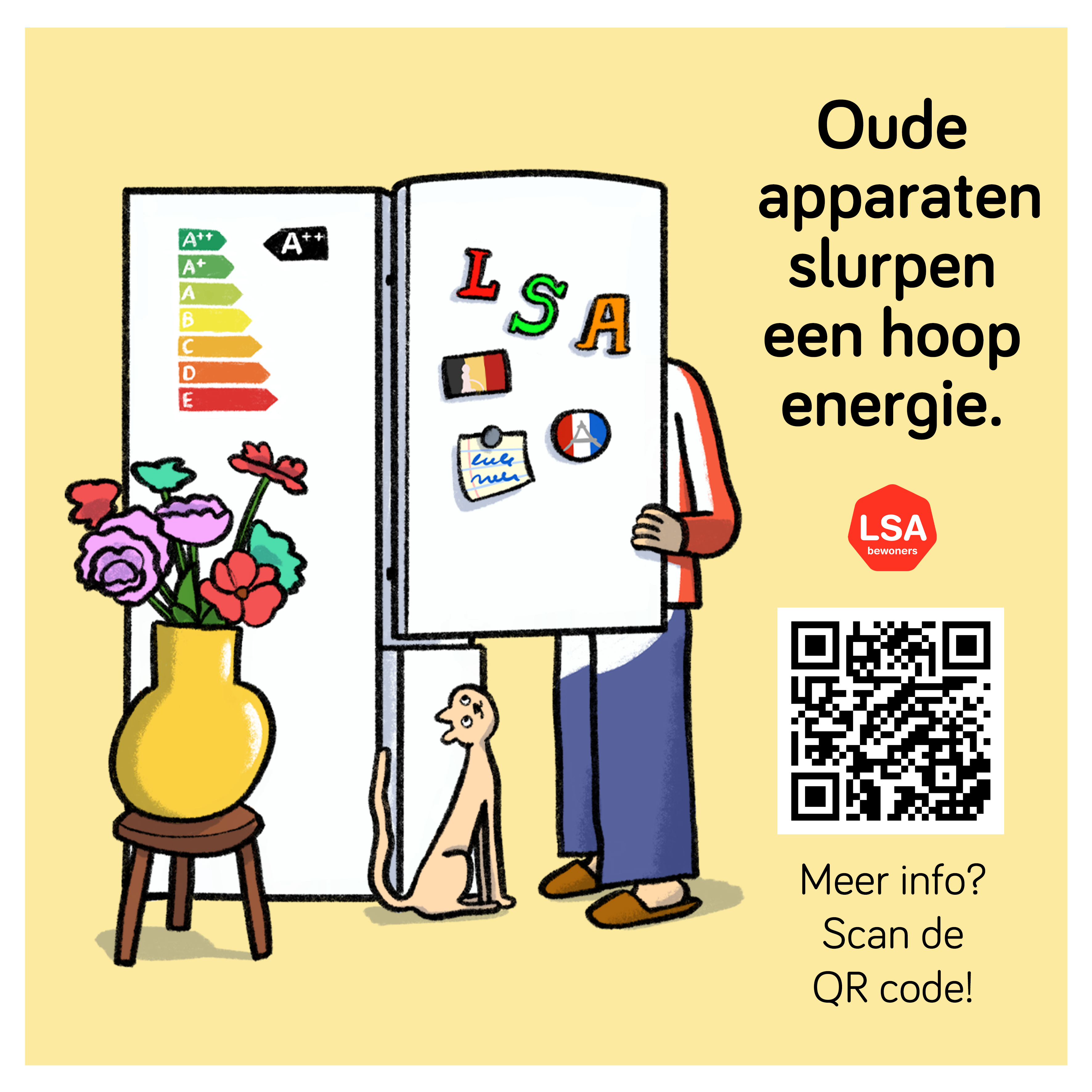 LSA 30 x 30 cm sticker 10