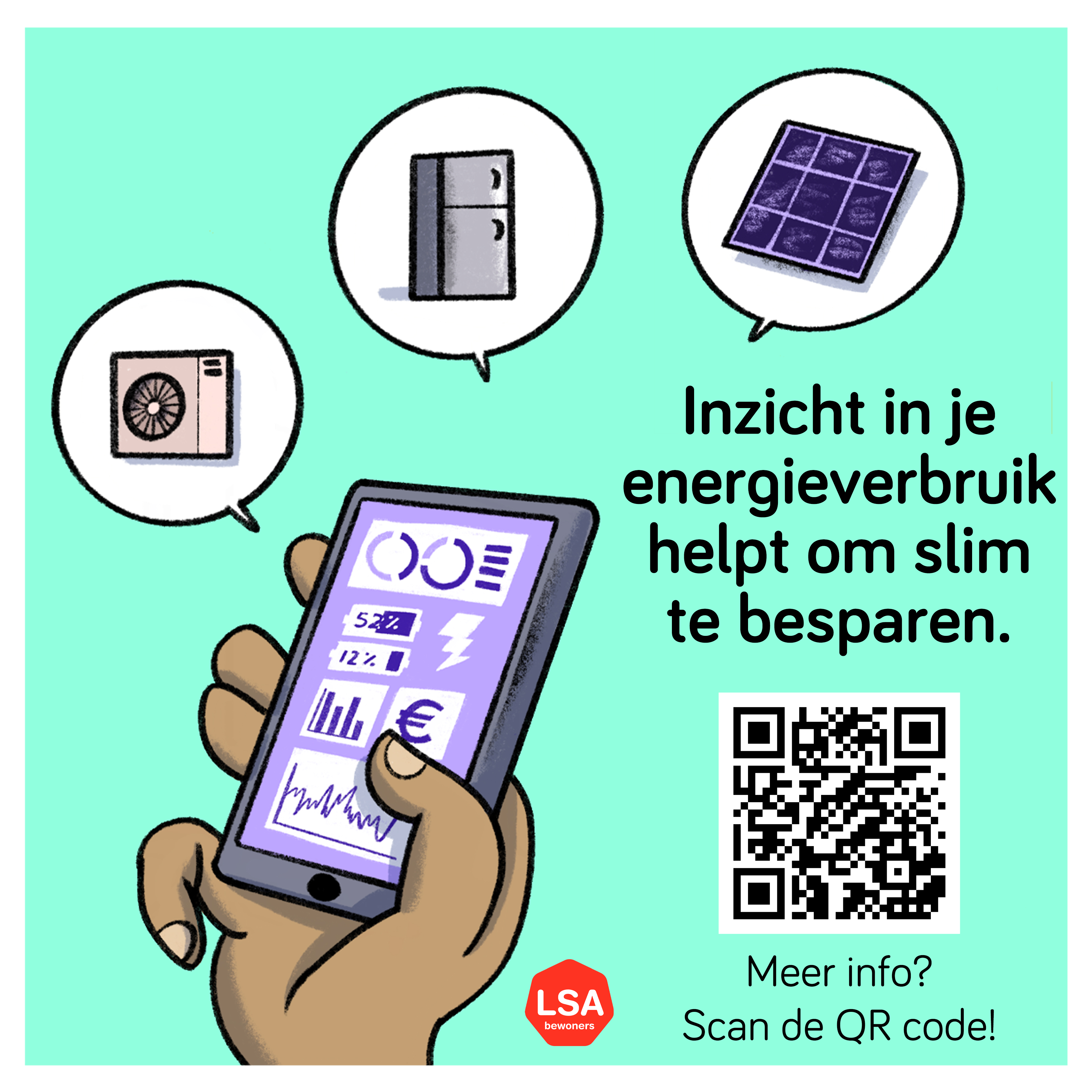 LSA 30 x 30 cm sticker 8