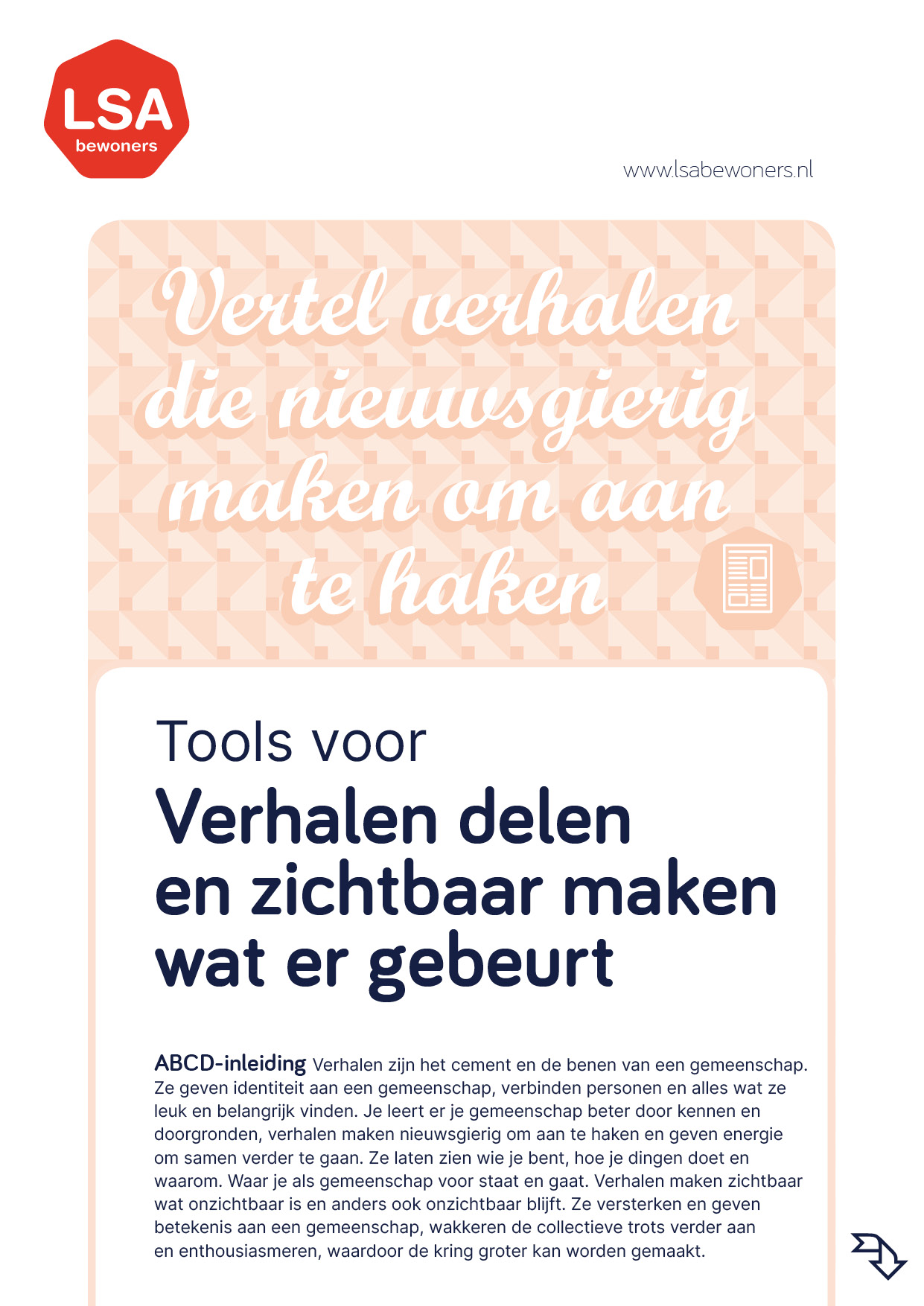 LSA-werkblad 2025 - omslag - Verhalen Delen